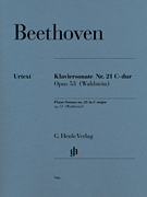 Piano Sonata No. 21 in C Major, Op. 53 piano sheet music cover